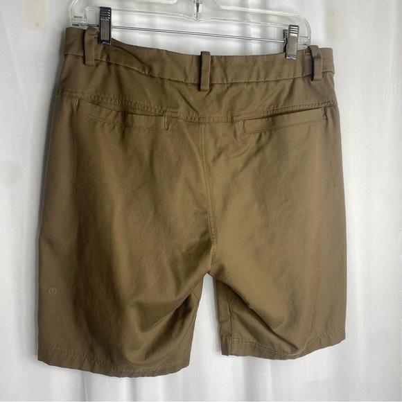 Lululemon Commission Short *Qwick Chino 9" Size 30 Tan Brown - Picture 3 of 8